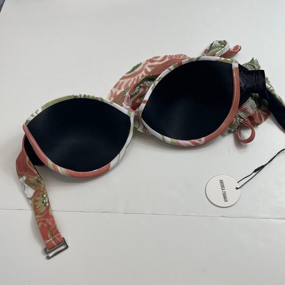 Andrea Iyamah Salama Swim Bikini Set Abstract Mushroom Print LARGE - Picture 3 of 14